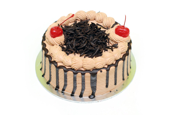 κέικ σοκολάτας με κεράσι - Φωτογραφία, εικόνα