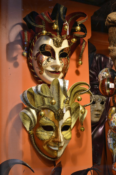 Detal Venice typowe karnawałowe maski - Zdjęcie, obraz