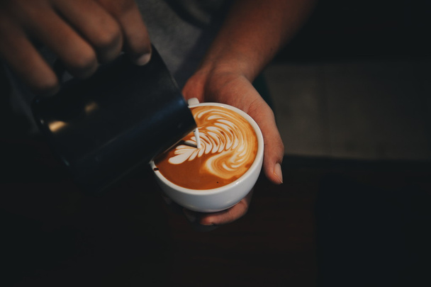 cup of coffee in coffee shop - Foto, imagen