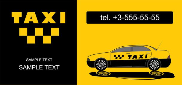 Taxicard - Διάνυσμα, εικόνα