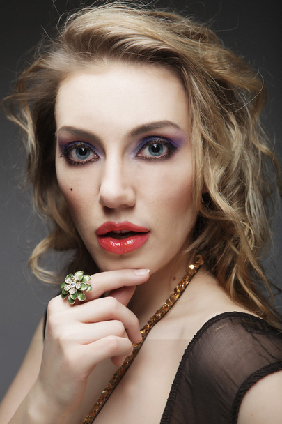 young blond fashion model - Zdjęcie, obraz