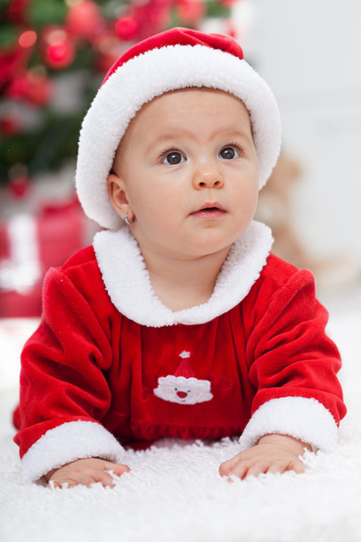 Christmas baby girl - Foto, Imagen
