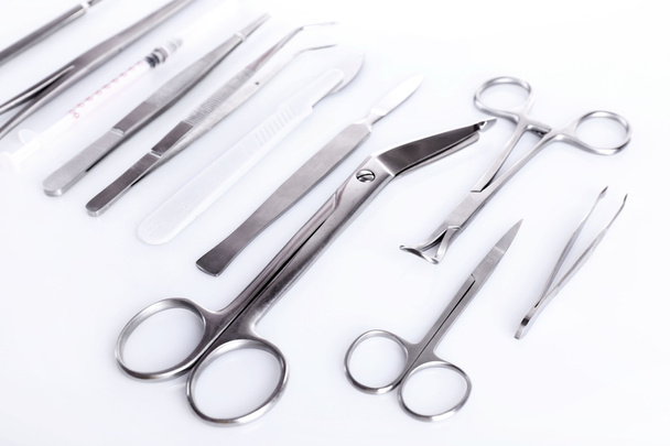 Surgery instruments isolated on white - Zdjęcie, obraz