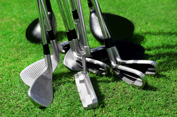 Different expensive golf clubs - 写真・画像