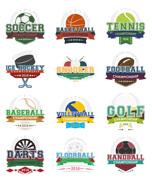 Sport vector icons - set. - Vector, Image