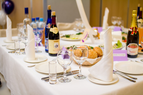 mesa decorada en el banquete
 - Foto, imagen