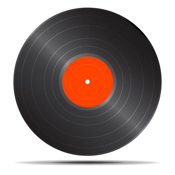 Vector illustration of single vinyl icon - Vector, imagen