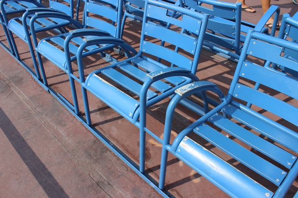 Blue Chairs of Nice - Photo, Image