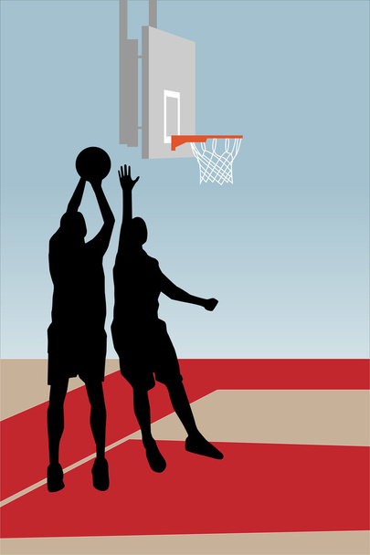 Jugadores de baloncesto
 - Vector, Imagen