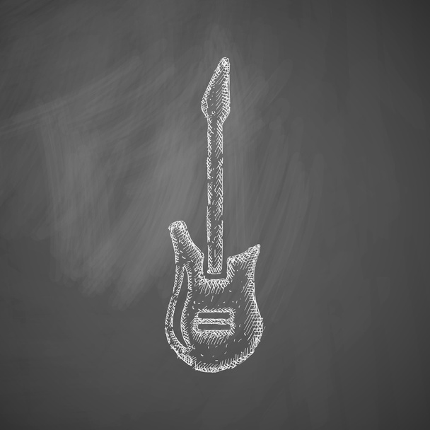 エレク トリック ギターのアイコン - ベクター画像