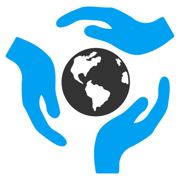 Global Care Icon - Vektor, kép