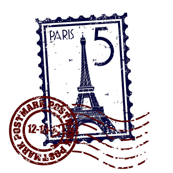 Ilustración vectorial del icono único de París
 - Vector, imagen