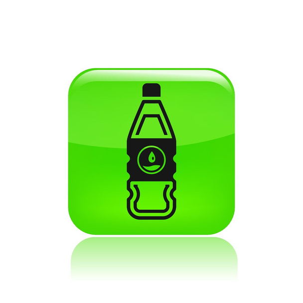 Illustration vectorielle de l'icône bouteille unique
 - Vecteur, image