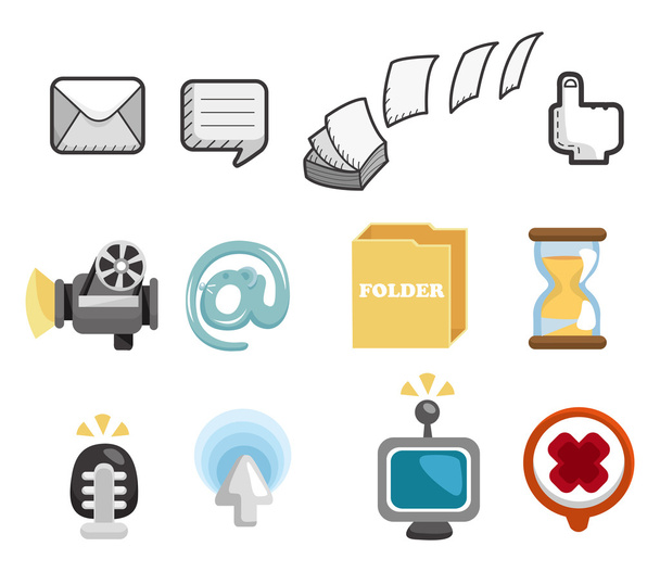 Internet & Website icons,Web Icons, icons Set - Vector, afbeelding
