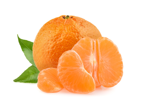 mandarina aislada sobre fondo blanco - Foto, Imagen