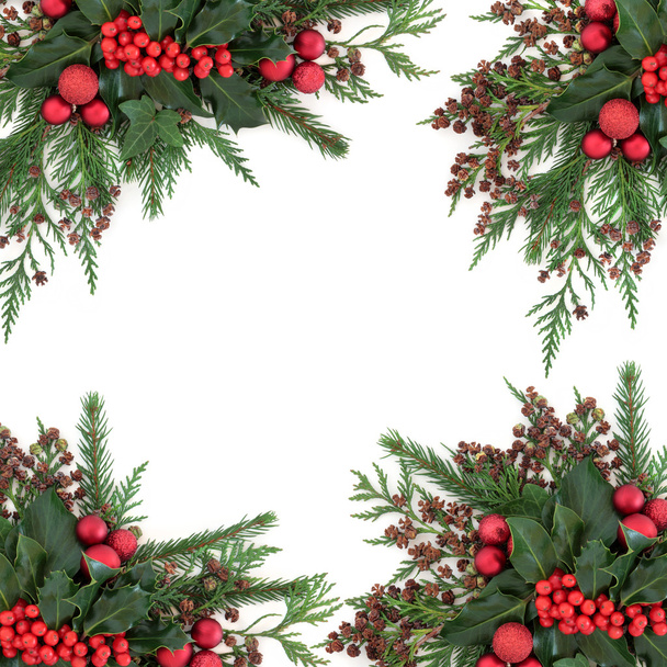 Frontera decorativa de Navidad
 - Foto, Imagen