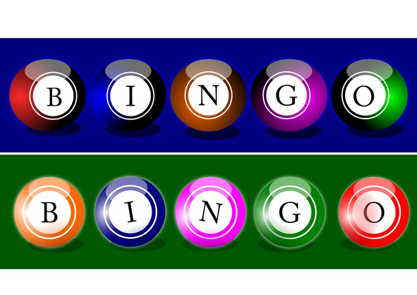 Bingo-Bälle - Foto, Bild
