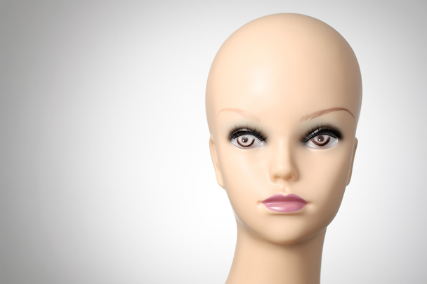 Closeup of a female mannequin head - Photo, Image