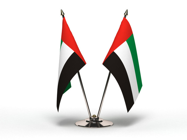 Miniature Flag of United Arab Emirates (Isolated) - Photo, Image