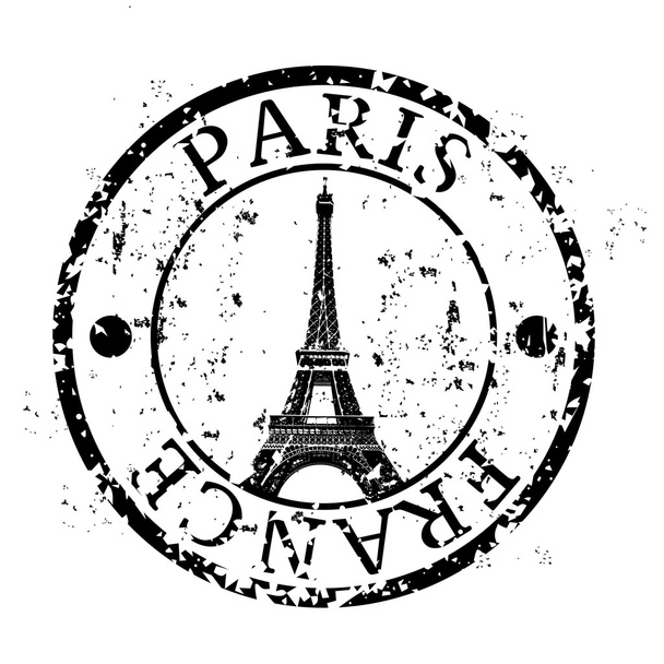 Vector illustration of isolated Paris icon - Vector, Image