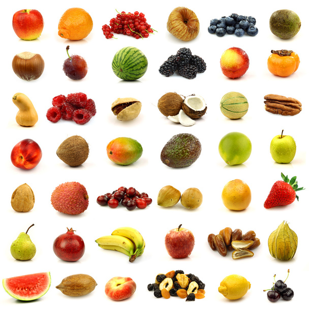 Collection de fruits frais et colorés
 - Photo, image