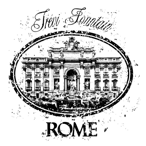 単一のローマのアイコンのベクトル イラスト - ベクター画像
