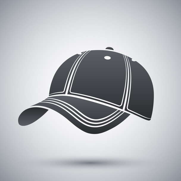 baseball cap icon - Vector, Image