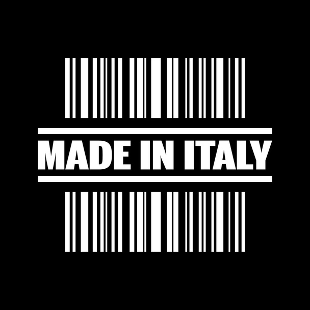 Vector illustration of single made in Italy icon - Vector, Image