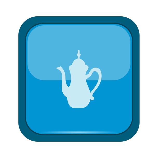 Coffee pot icon - Vektör, Görsel