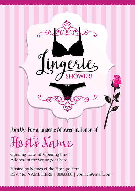 Pink Lingerie Bridal Shower Games – Printabell • Express