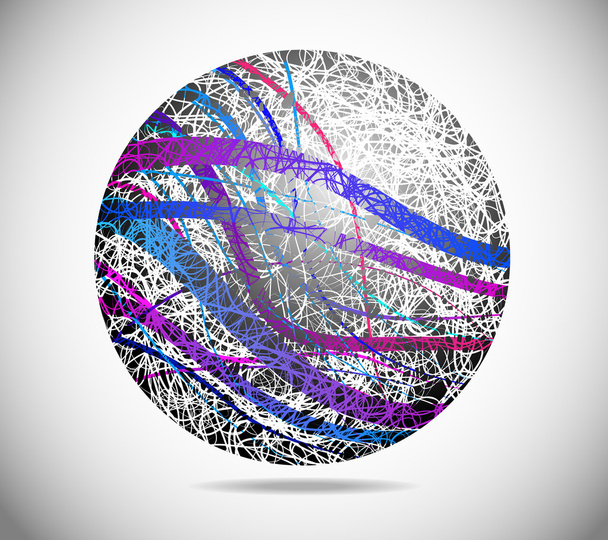 Magic abstract sphere - Vector, Image