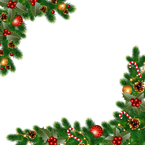 Christmas holiday artikelen - Vector, afbeelding
