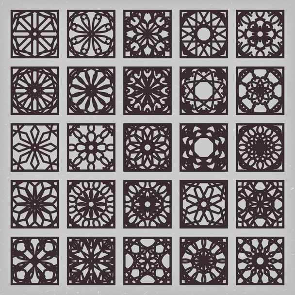Conjunto vectorial de patrones geométricos
 - Vector, imagen