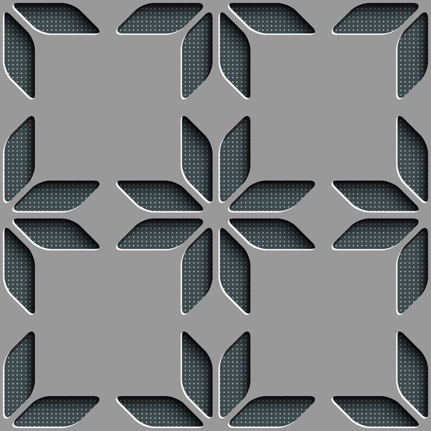 Seamless Star and Square Pattern - Vector, Image