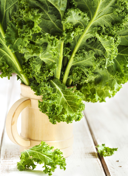Fresh Green Kale - Fotoğraf, Görsel