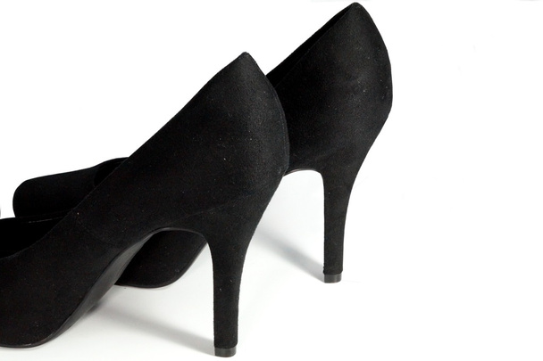 Чёрные высокие каблуки
 - Фото, изображение