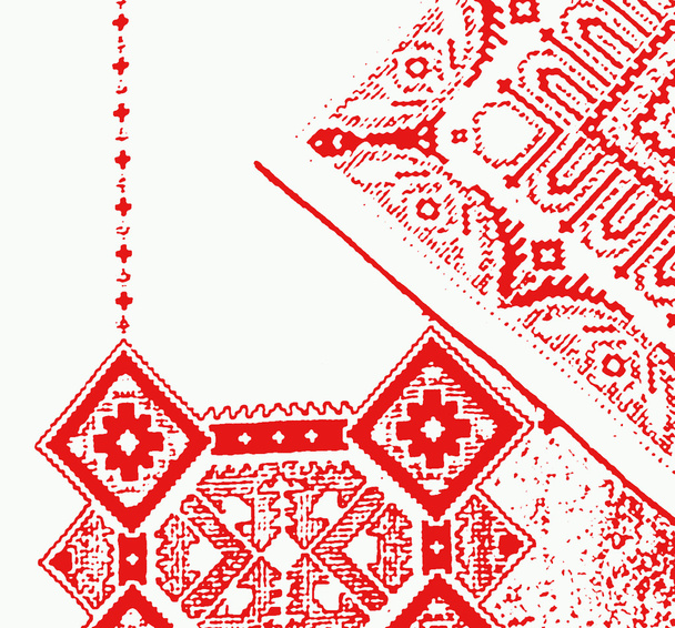 Traditional macedonian embroidery pattern - Photo, Image