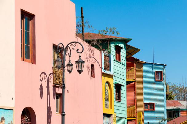 La Boca, ζωηρόχρωμη γειτονιά, Μπουένος Άιρες Αργεντινής - Φωτογραφία, εικόνα