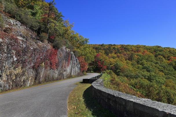 Blue Ridge Parkway in Autumn - Photo, Image