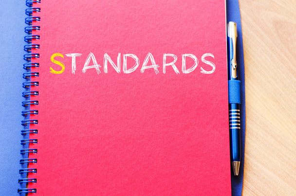 Standards write on notebook - Photo, Image