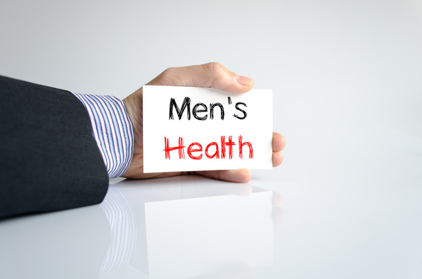 Men's health text concept - Photo, Image