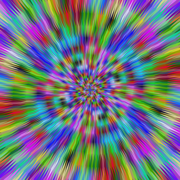 Hipnotyczny żywe kolory - Wektor, obraz