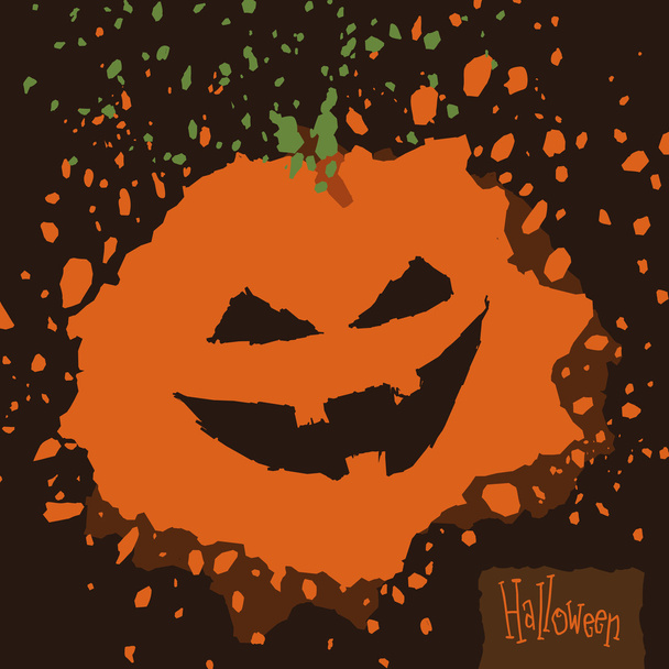 Halloween Splatter Pumpkin - Vecteur, image