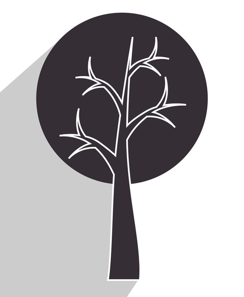 дерево и экология природы
 - Вектор,изображение