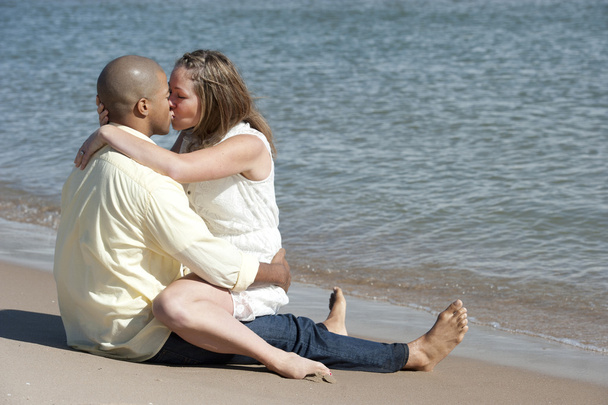 Romance na praia
 - Foto, Imagem