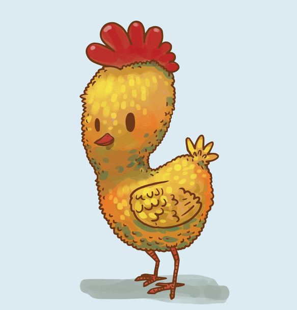 cute little chicken - Διάνυσμα, εικόνα