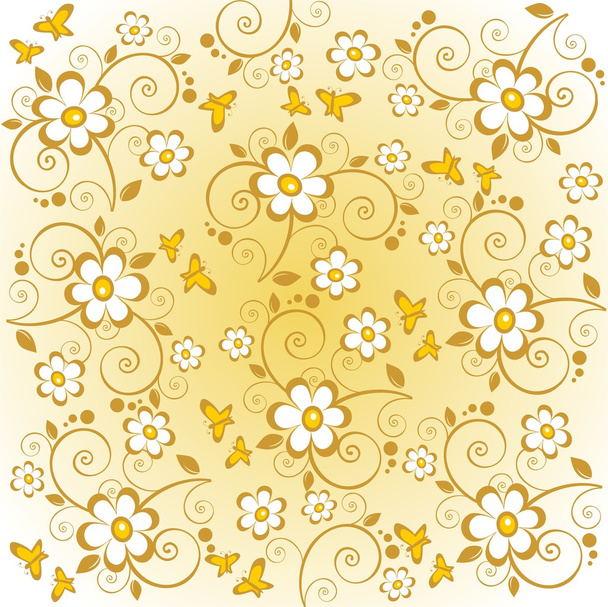 Flowers background - Вектор,изображение