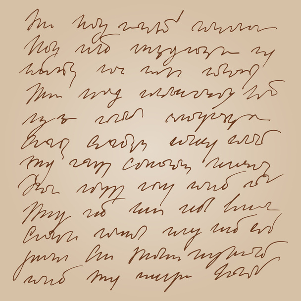 Fondo de taquigrafía manuscrita abstracta
 - Vector, imagen