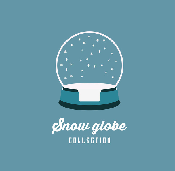 Natal globo de neve
 - Vetor, Imagem