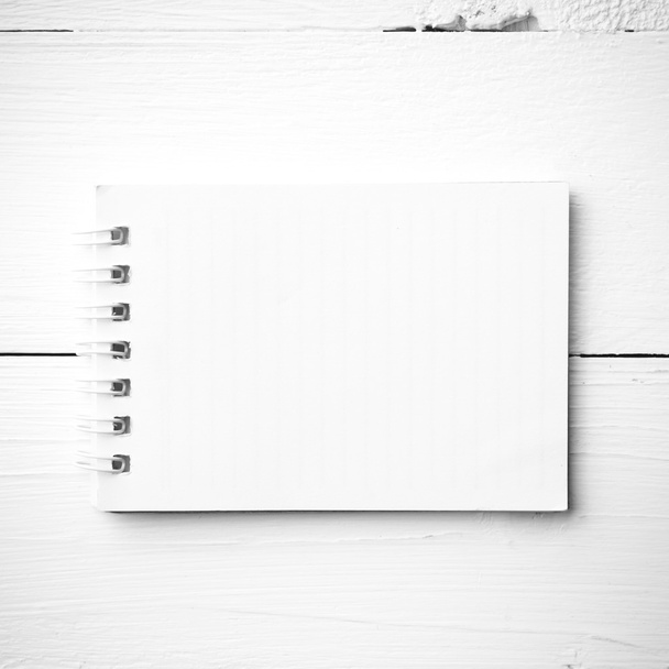 notepad black and white color - Фото, изображение